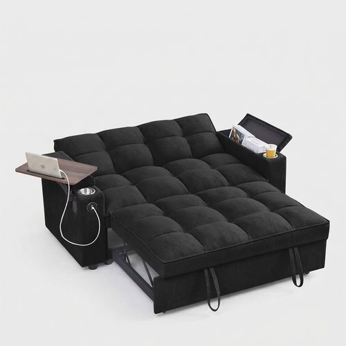 Auvsoce 65" Convertible Sleeper Sofa